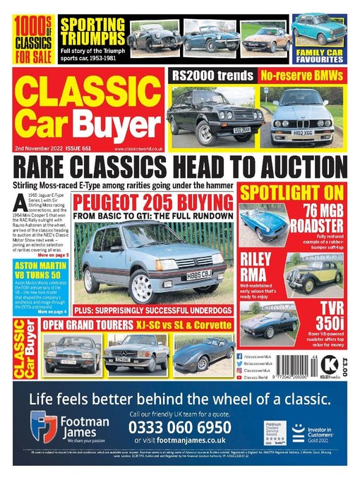 Kelsey Publishing Ltd作のClassic Car Buyerの作品詳細 - 貸出可能